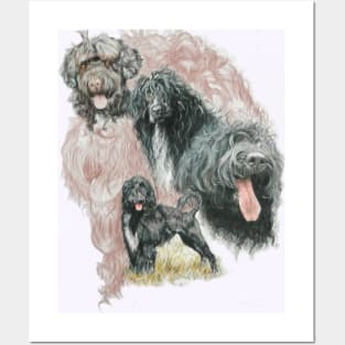 Portuguese Water Dog Medley Posters and Art